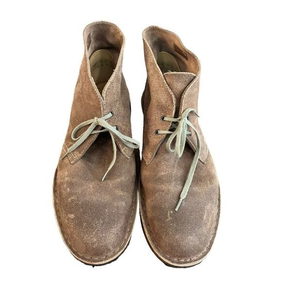 12 Clarks Originals Desert Boot Men’s Tan Suede Leather Chukka Boots Shoes main image 5